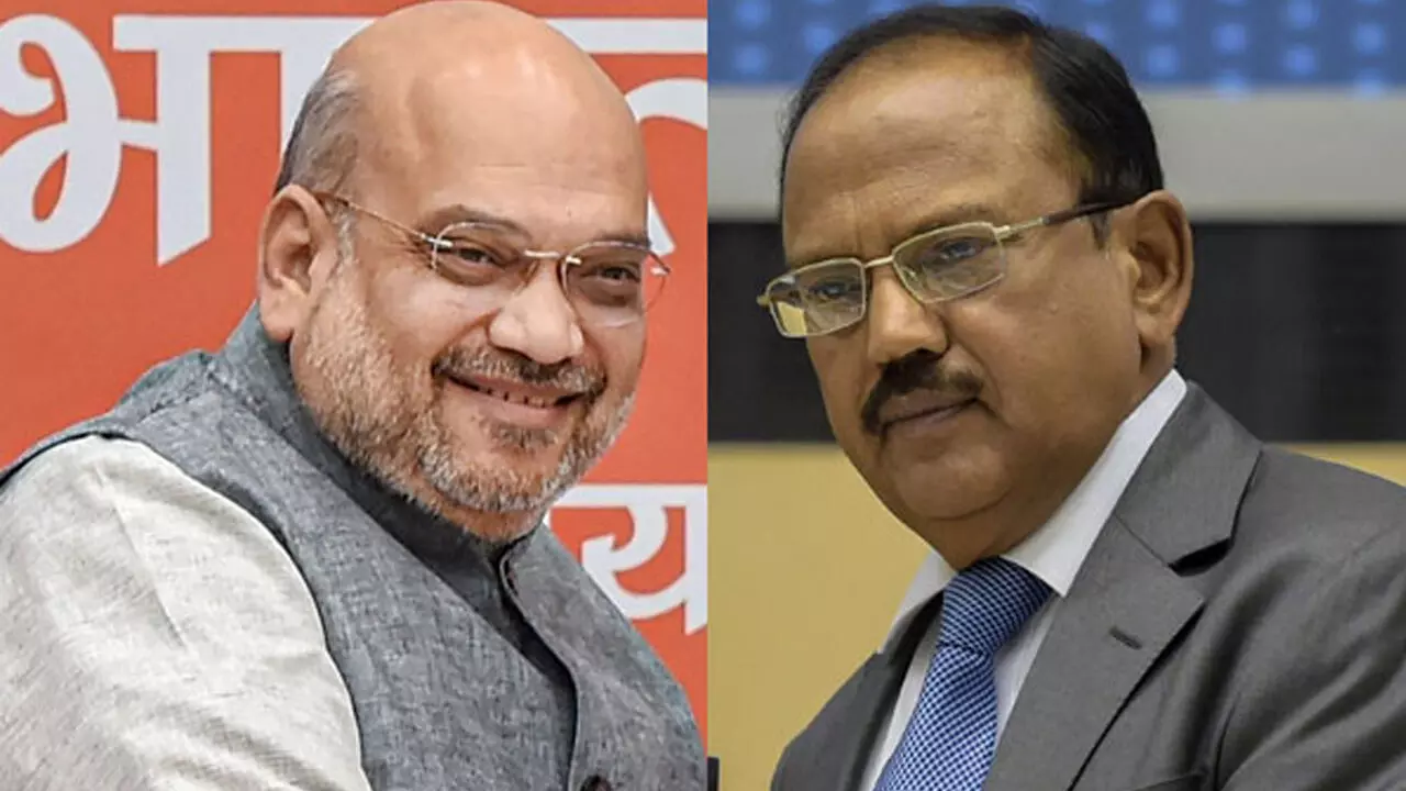 amit shah meeting with NSA Ajit Doval on target killing in jammu kashmir