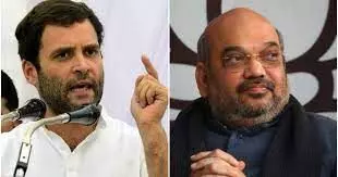 rahul gandhi attacks on amit shah says those who have to protect Kashmiri Pandits are promoting film