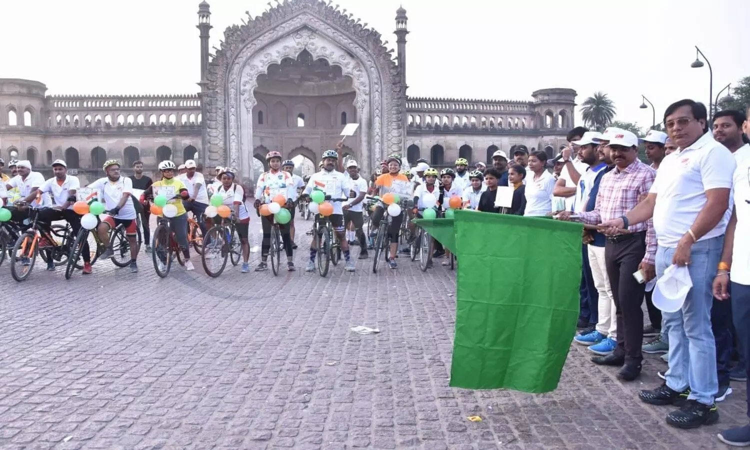Cycle rally organized in Lucknow