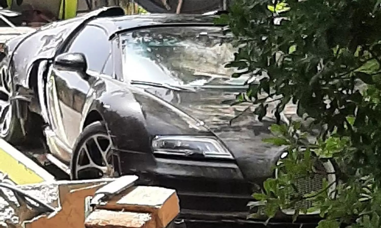 Cristiano Ronaldo Bugatti Car Accident