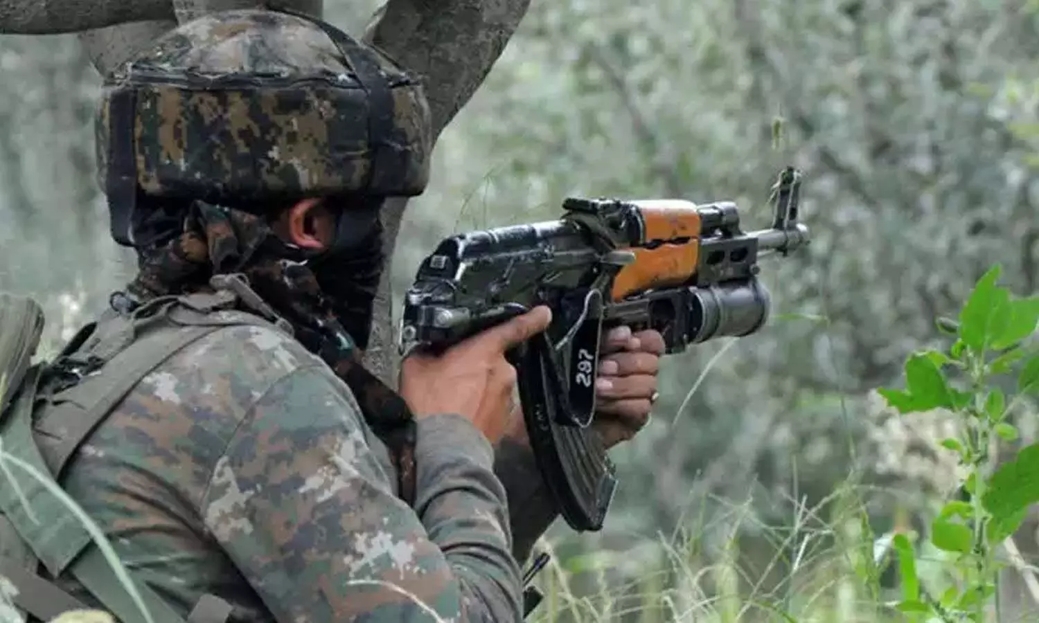 Two terrorists killed in action by security forces in Kulgam