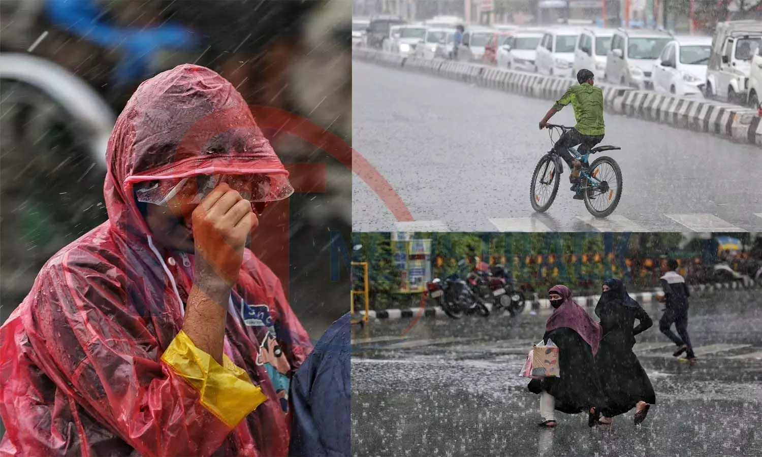Rain In Lucknow: The weather was pleasant due to rain in the capital Lucknow, relief from heat and humidity
