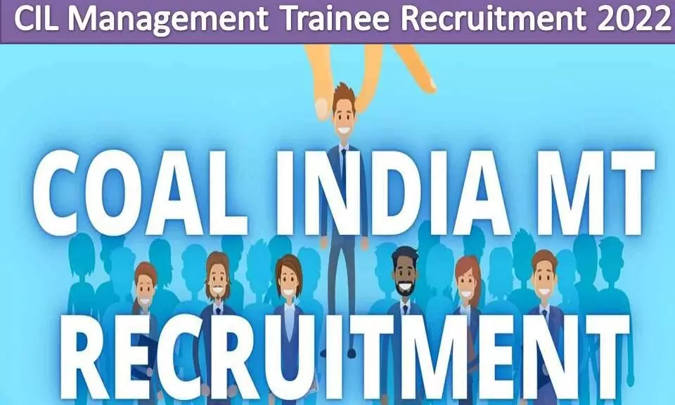 cil recruitment 2022 coal india limited notification released for 1050 management trainee posts