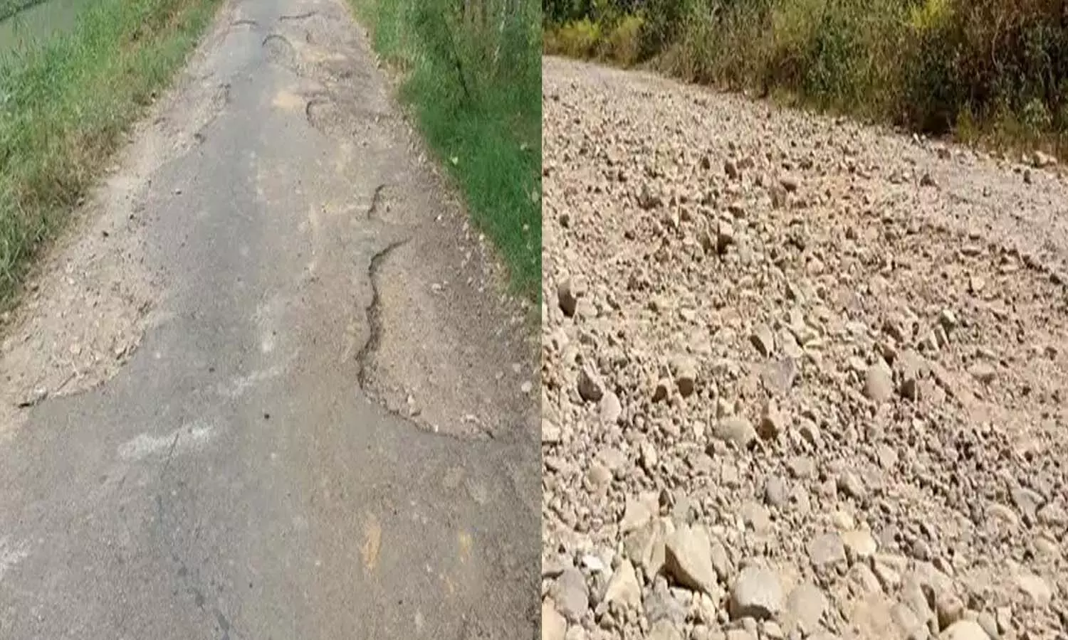 Bad kanwar road in Meerut, how will kanwariyas pass with kawand