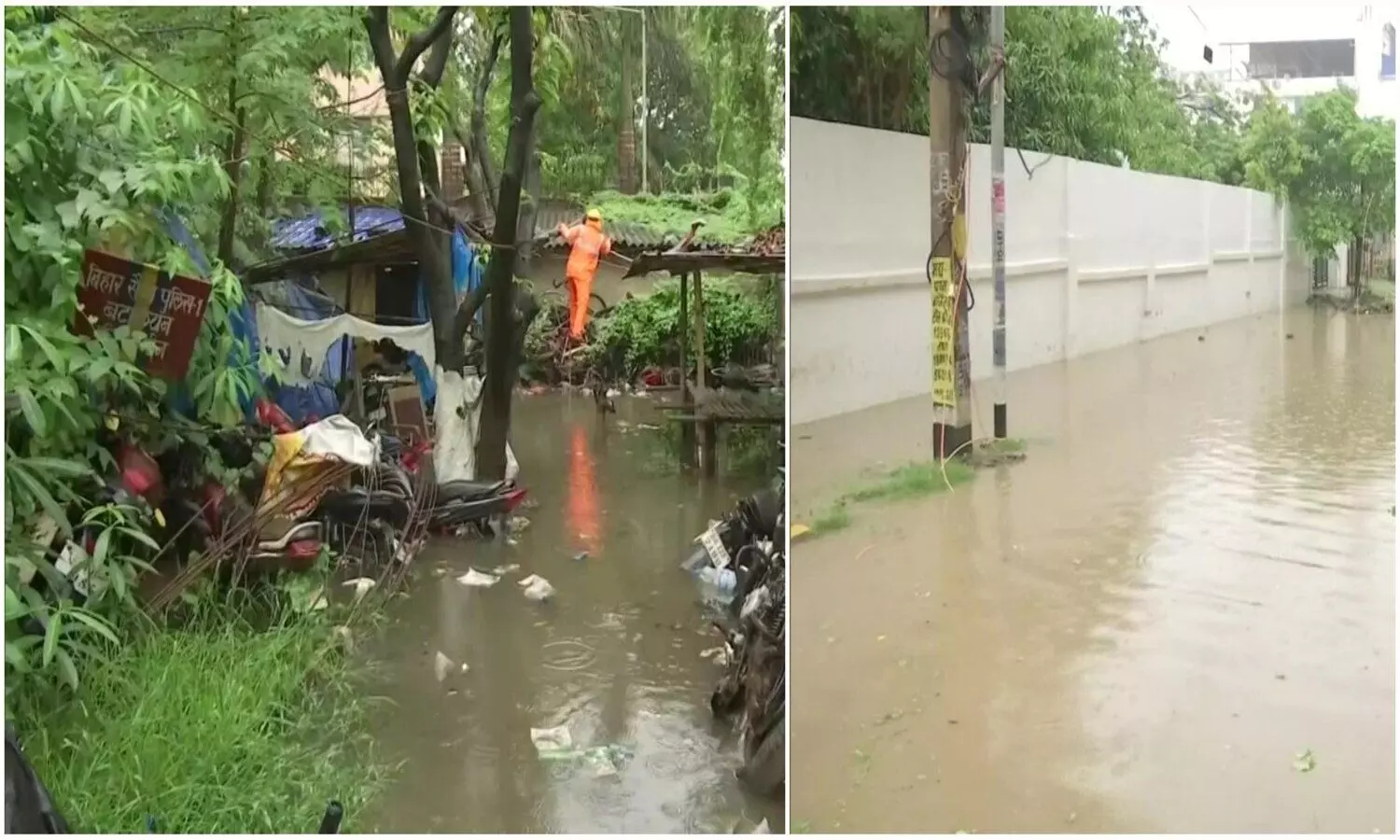 Bihar Rain: बिहार में बारिश का कहर, पटना में सड़कों पर लबालब भरा पानी, बाढ़ का अलर्ट जारी