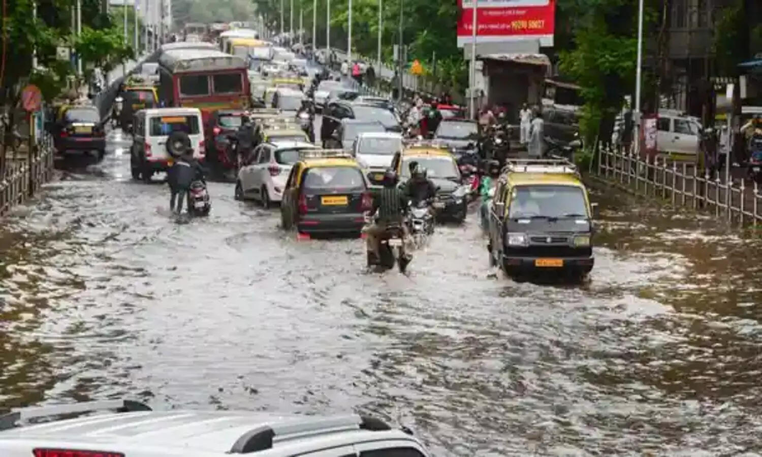 Rainfall in Mumbai