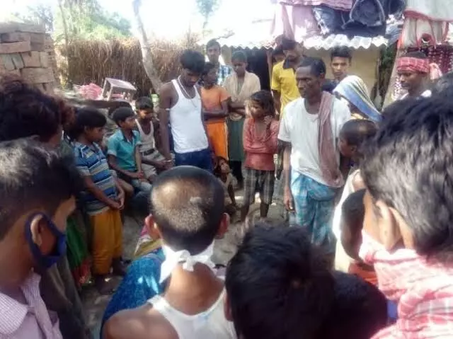 darbhanga four children died due to drowning in water filled pit bihar news