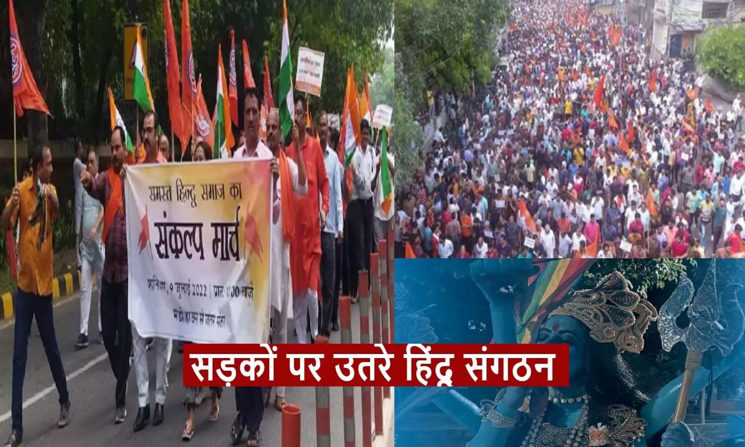 Vishwa Hindu Parishad takes out protest march in Delhi regarding Udaipur, Amravati massacre and black poster controversy