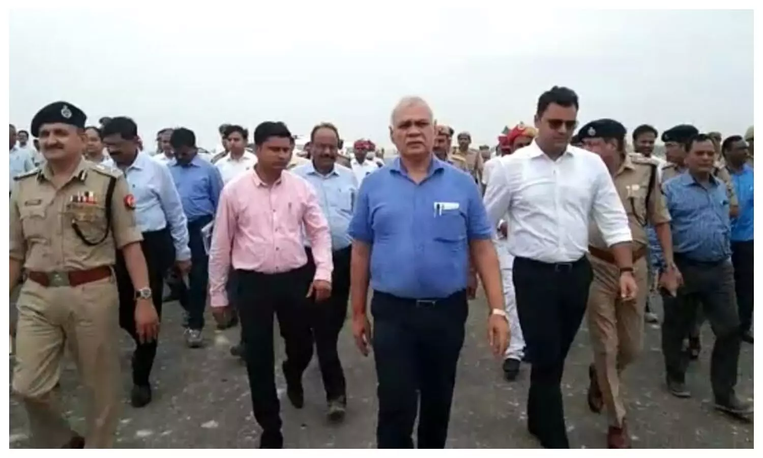 Chief Secretary Durga Shankar Mishra inspected Bundelkhand Expressway