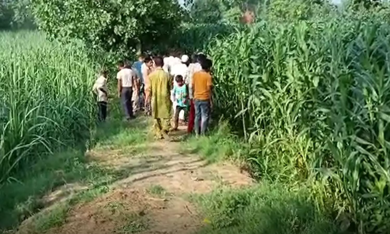 Sensation in the area due to the discovery of Muzaffarnagar dead body, the identity of the deceased could not be established