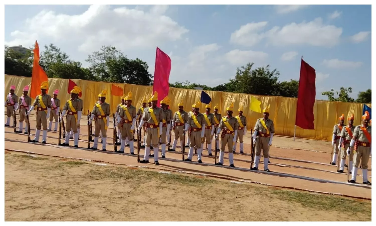 Passing out parade in Sonbhadra