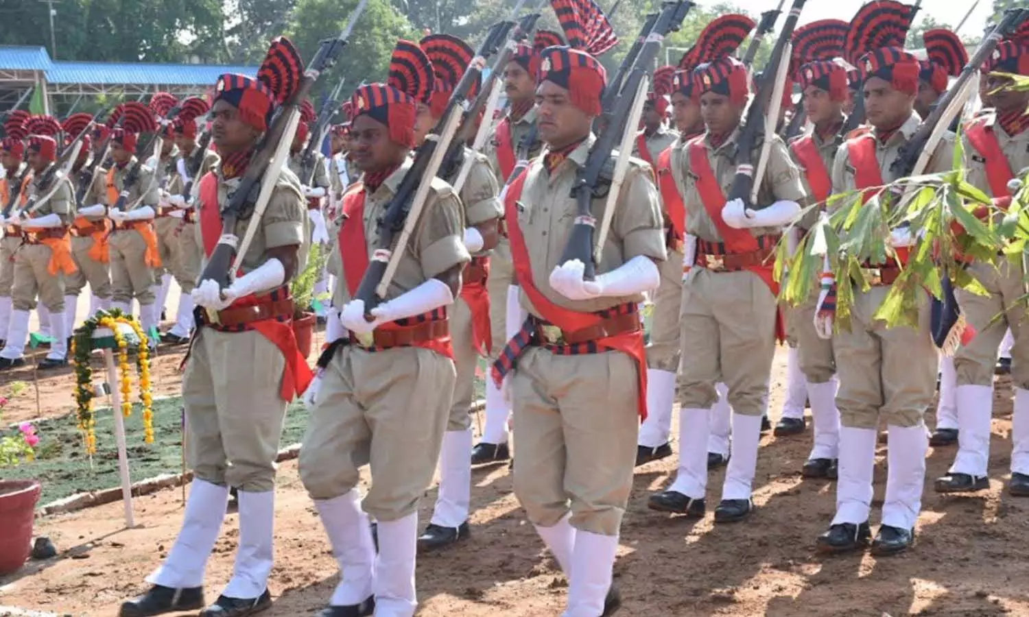 Passing Out Parade at Jhansi Police Line 205 PAC recruits take oath of duty