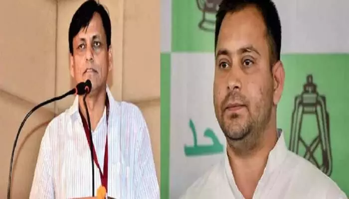 tejashwi yadav big statement nityanand rai wants to join rjd before becoming a cabinet minister