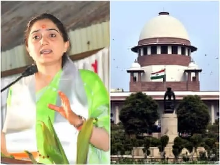 nupur sharma big relief from supreme court hearing paigambar muhammad comment