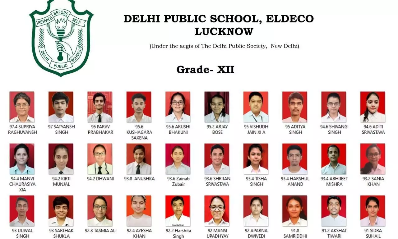 cbse 10th 12th results 2022 delhi public school eldeco branch lucknow see toppers list