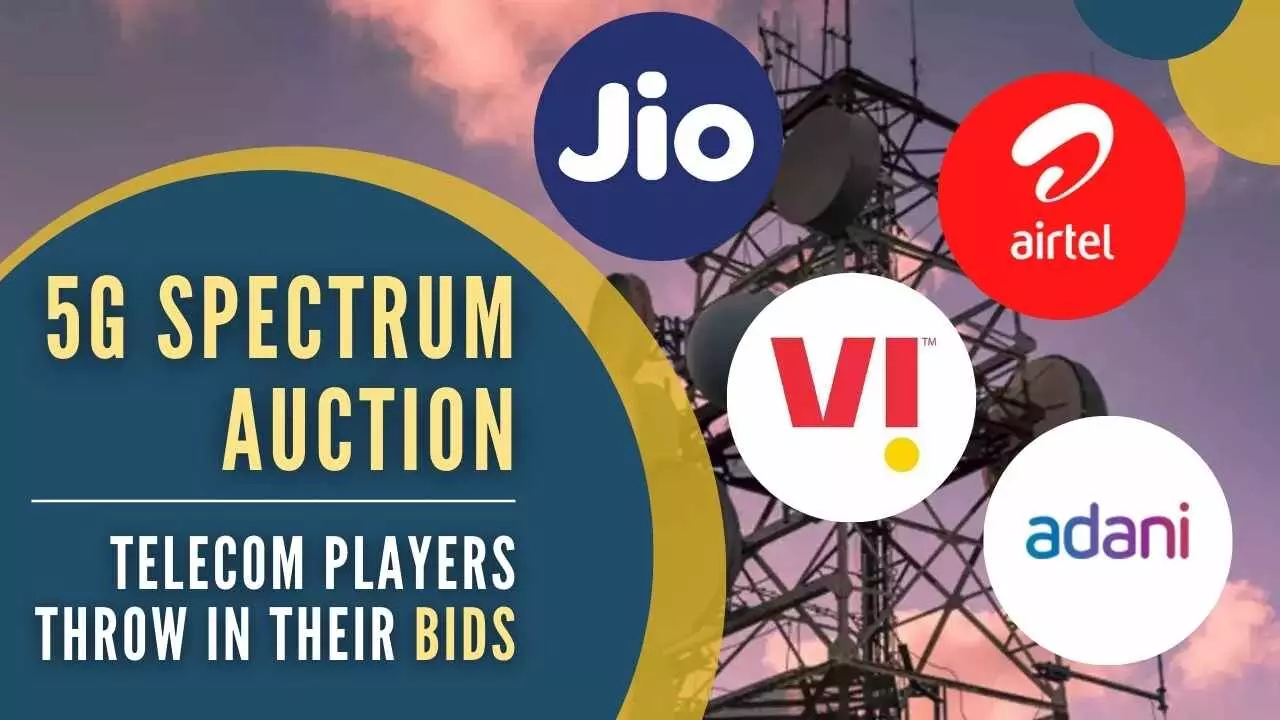 5g spectrum auction start from today four companies are in race included adani enterprises