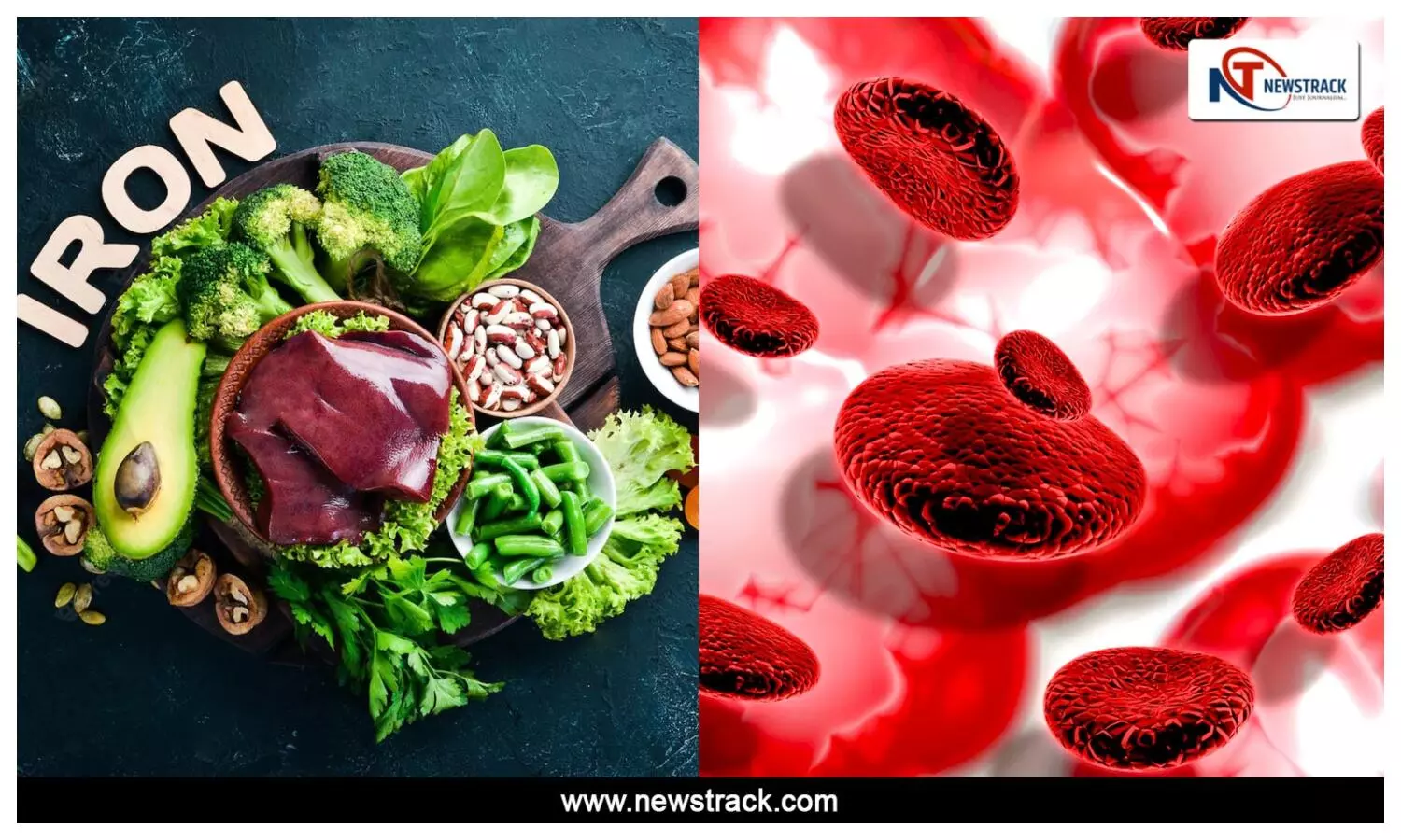 Iron rich food increases hemoglobin