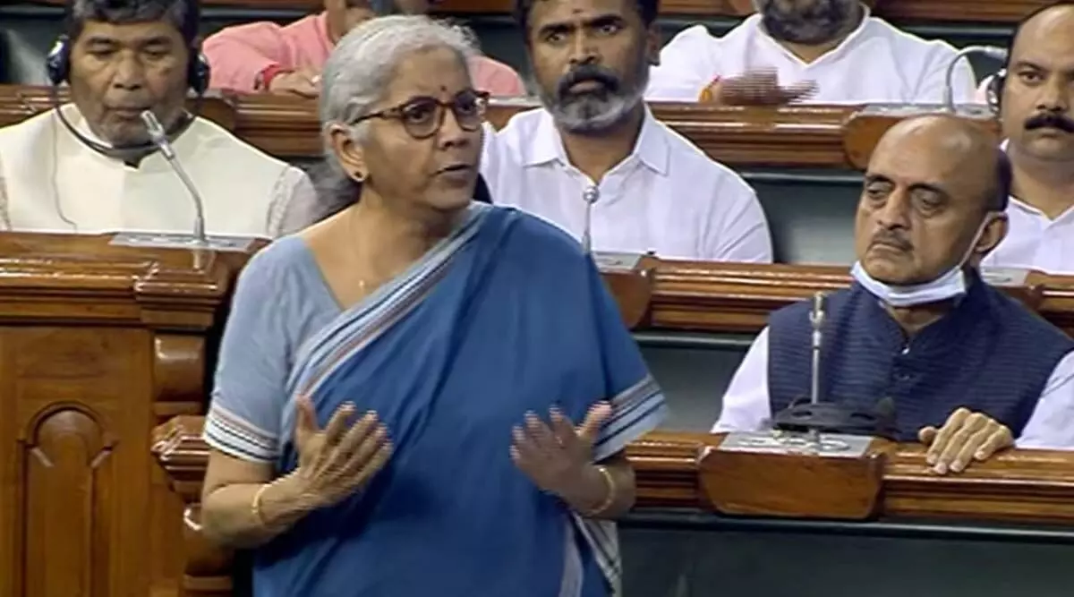 parliament monsoon session fm nirmala sitharaman address lok sabha on price rise and inflation