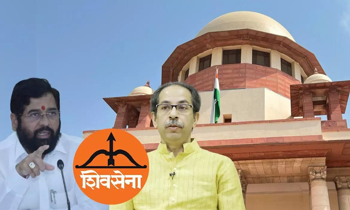 supreme court hearing plea filed shiv sena factions uddhav eknath shinde kapil sibal harish salve