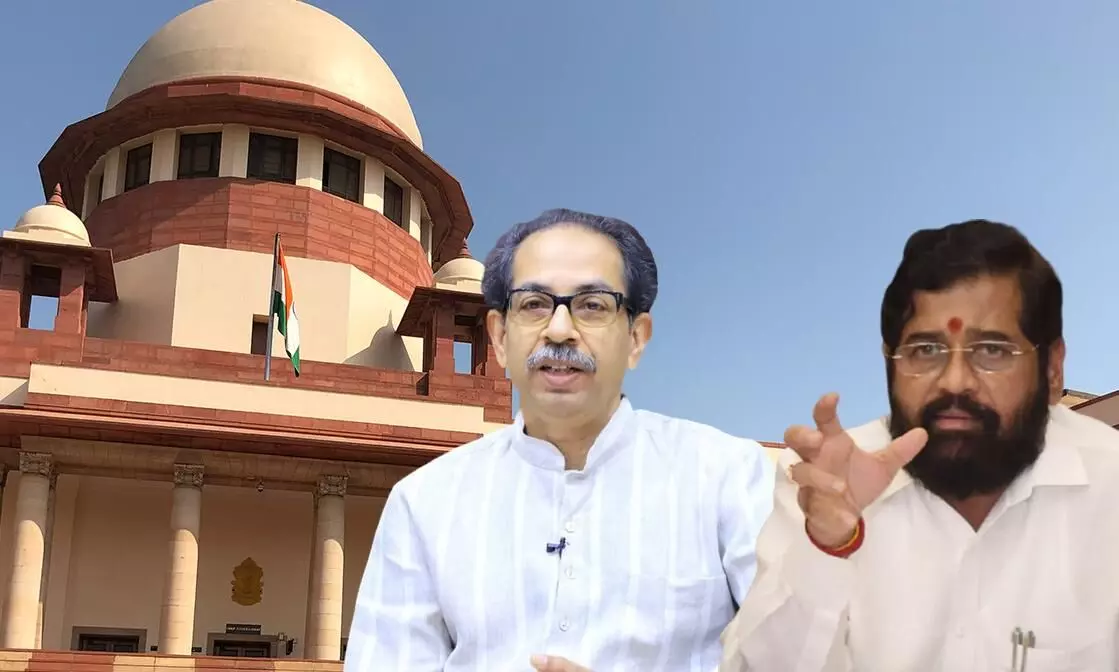 shiv sena uddhav thackeray vs eknath shinde supreme court hearing election commission maharashtra