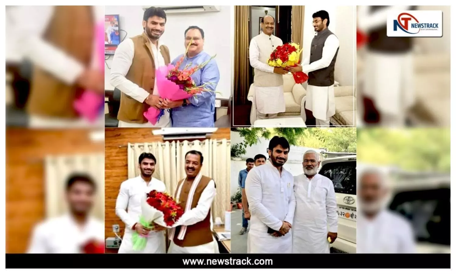 Noida BJP Leader Shrikant Tyagi photo with top BJP leaders goes viral