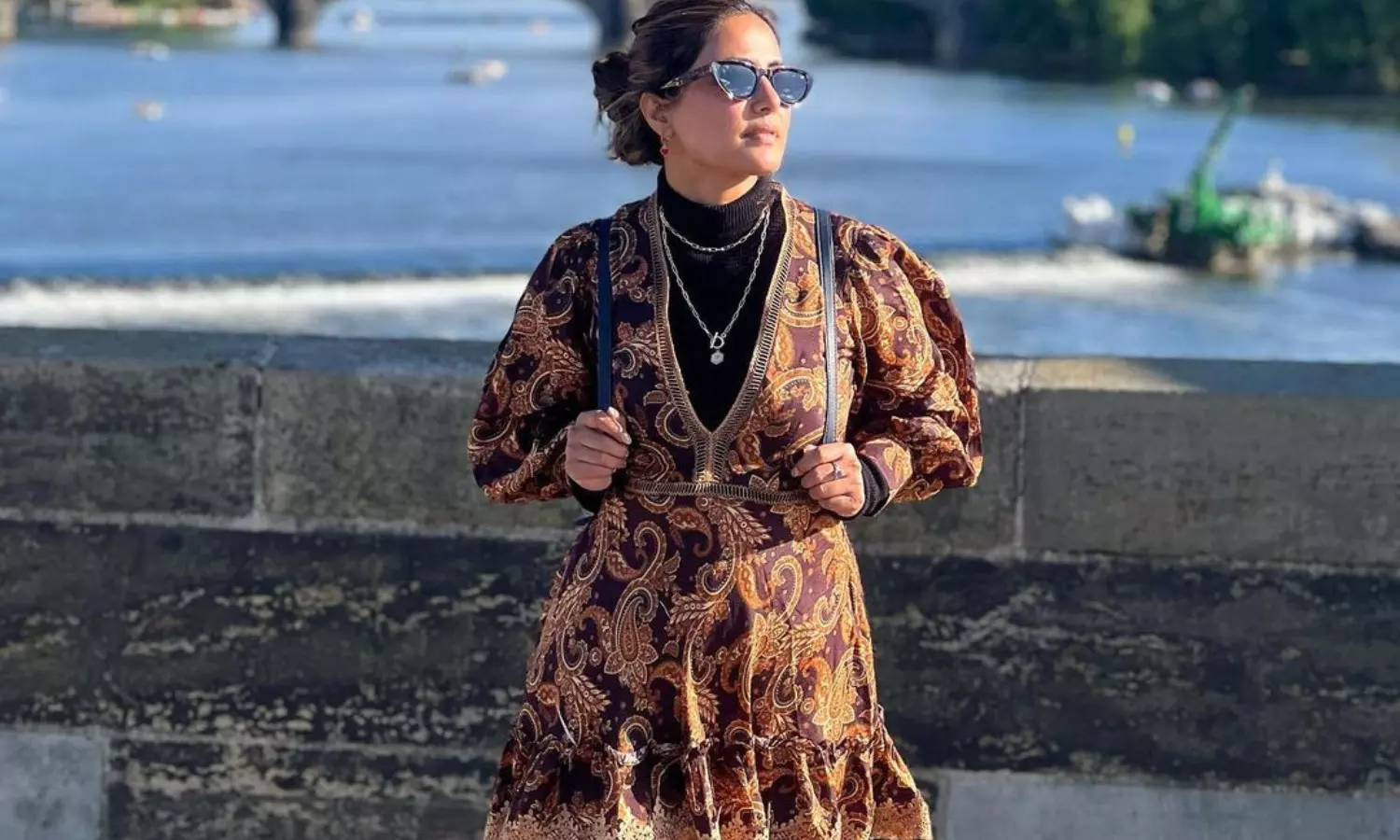 Hina Khan: जब हिना खान ने पहनी कीमत 7000 की ड्रेस, यूरोप ट्रिप कि थ्रोबैक तस्वीरों में दिखी इस अंदाज में