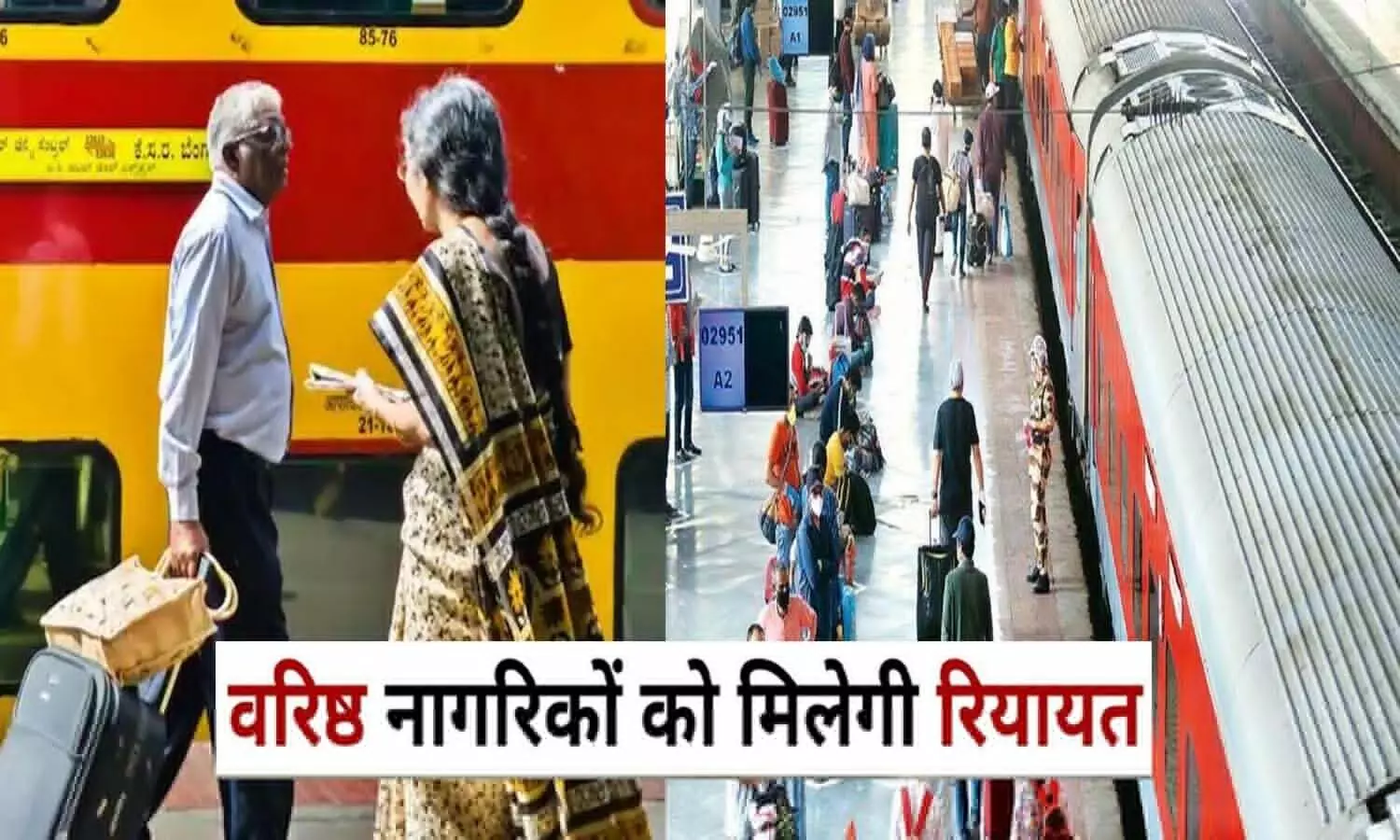 Senior Citizens will again get exemption in train tickets, Parliamentary committee recommended