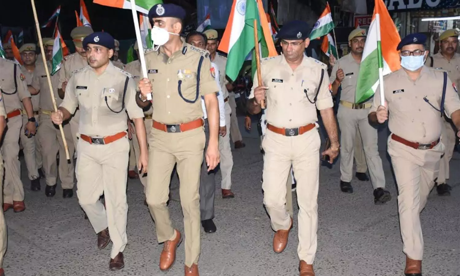 Tricolor march on the Amrit festival of freedom in Jhansi