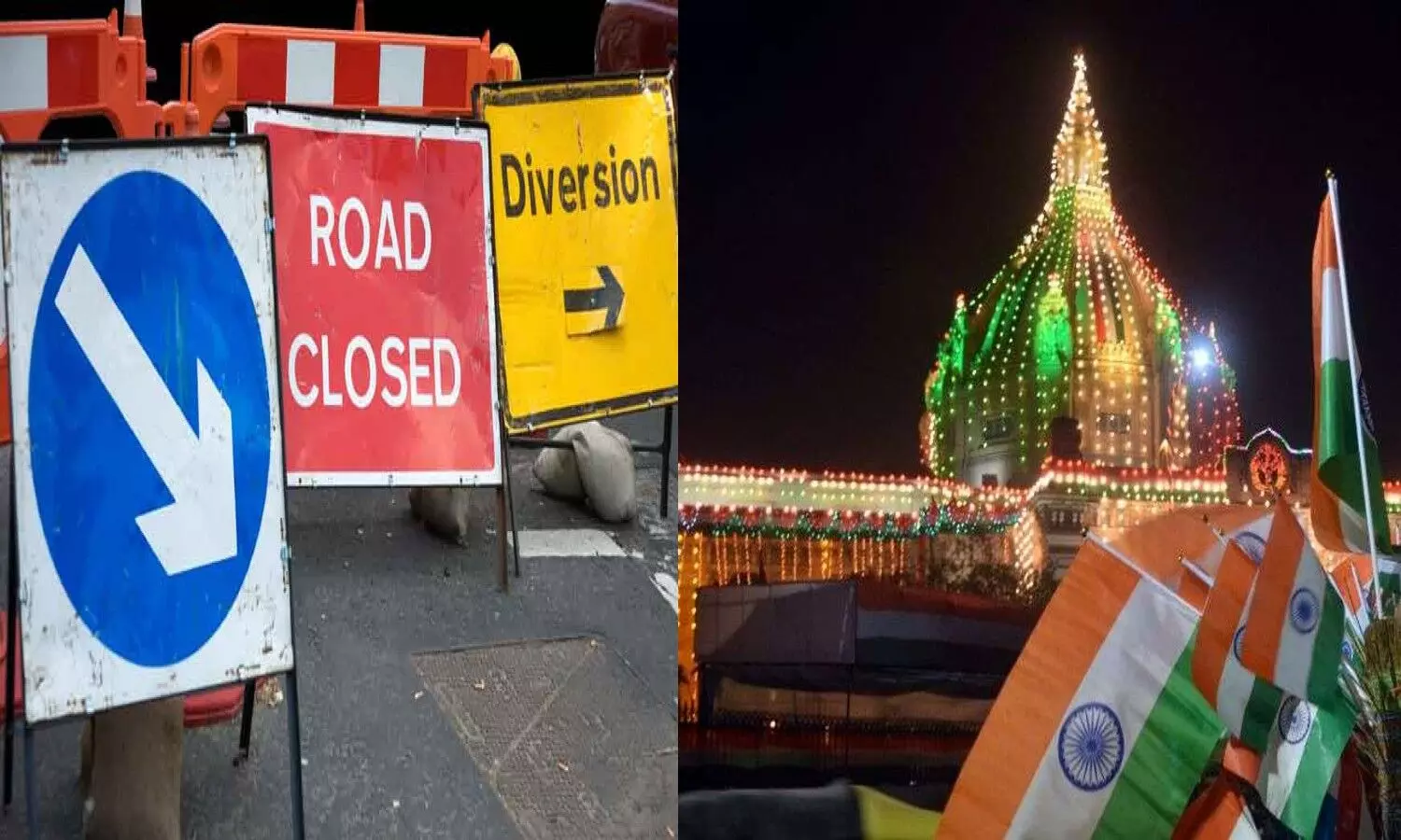 Traffic diversion in these roads in Lucknow