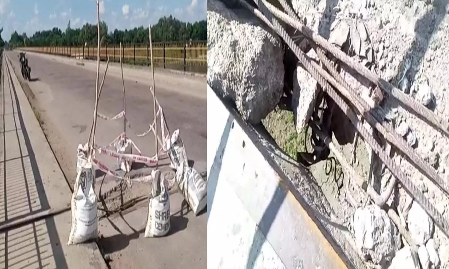 Ganga bridge damaged in Rae Bareli, open pole for construction of substandard bridges of NH