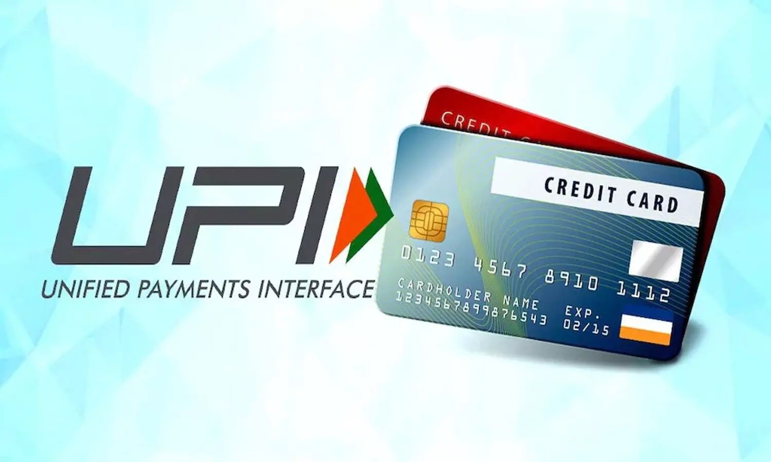 upi payment via credit card