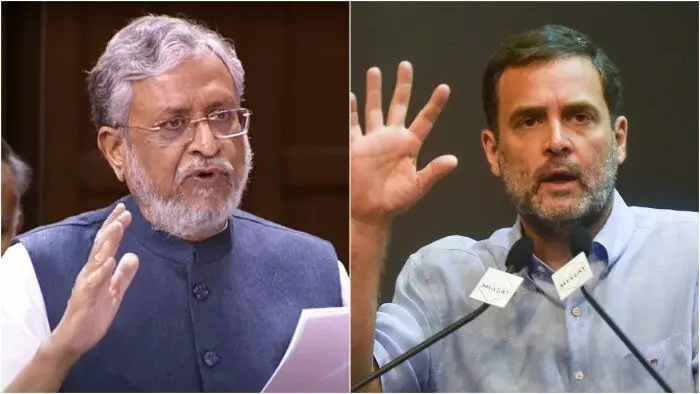 bjp leader sushil modi appeared in mp mla court in case of sare modi chor hai