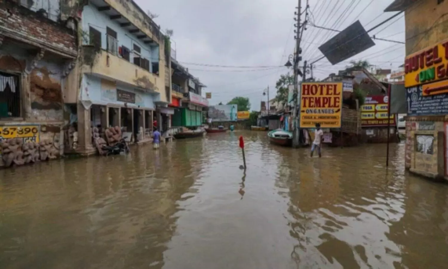 Varanasi Ghats Flood
