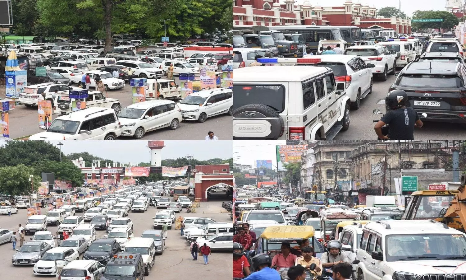 Lucknow Traffic Jam