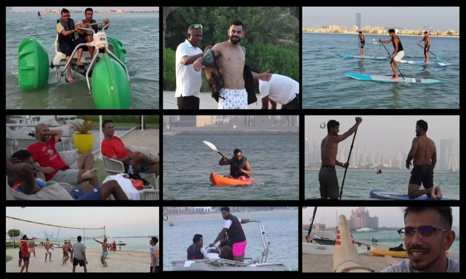 Indian Cricket Team Fun Dubai Beach