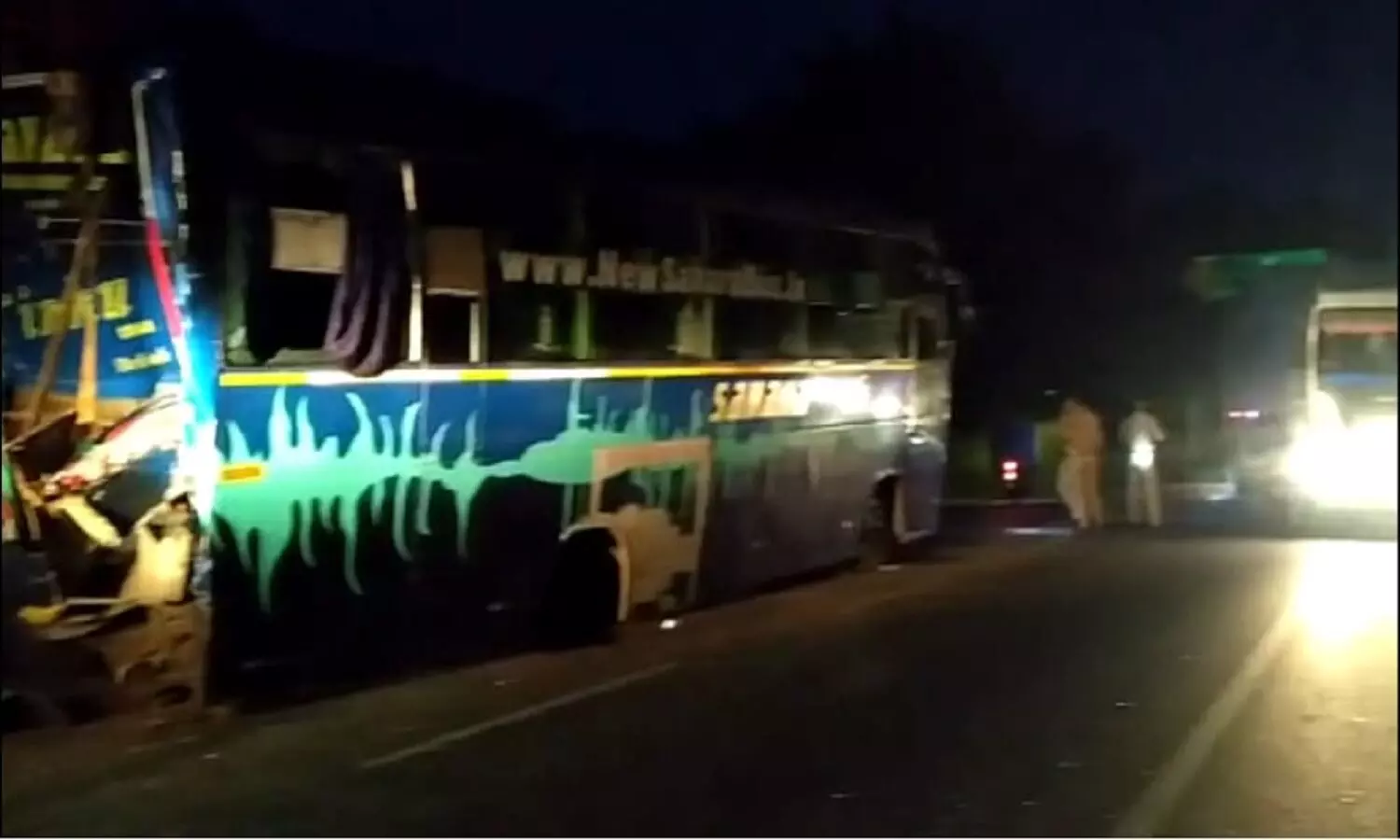 Barabanki double decker bus Accident