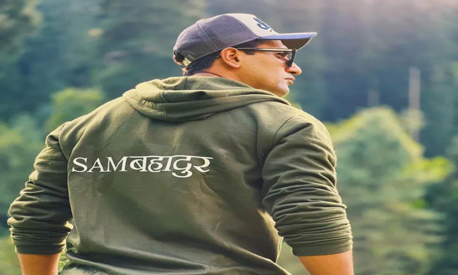Vicky Kaushal in his film "Sam Bahadur" shared a picture from the hills wearing a hoodie