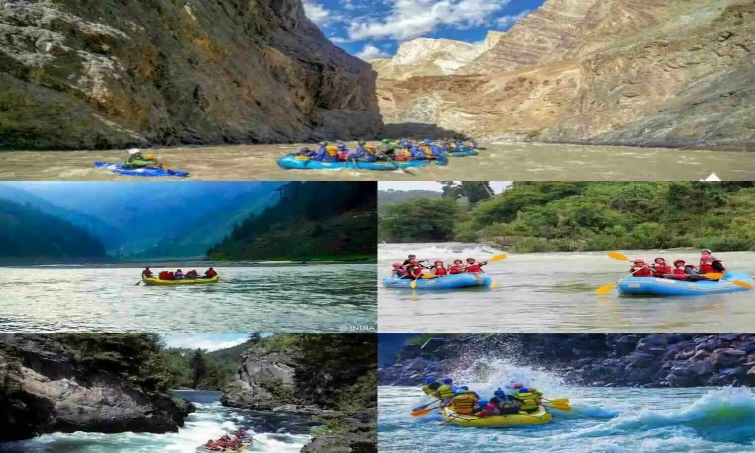 Famous Places for River Rafting