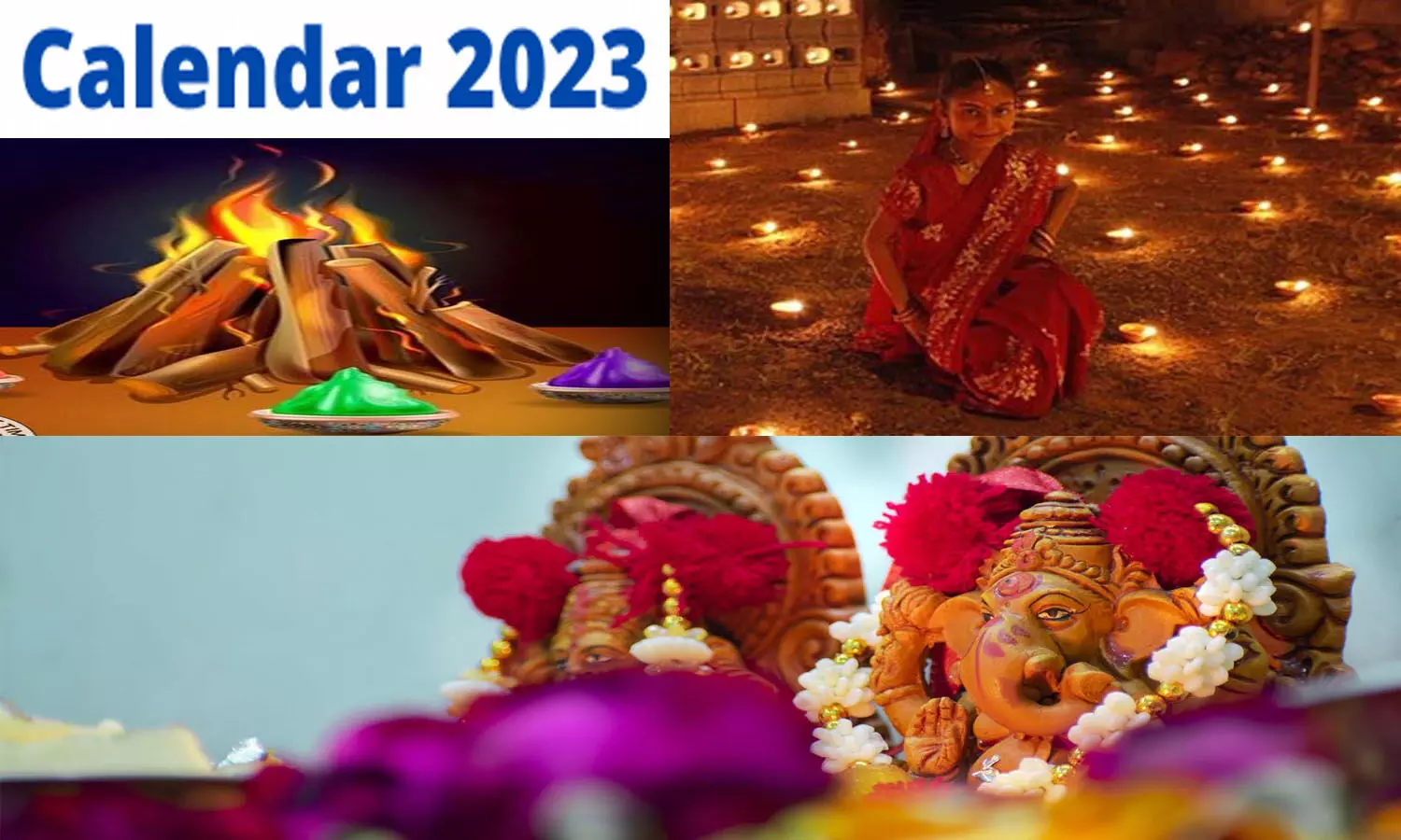 कैलेंडर 2023 का त्योहार लिस्ट