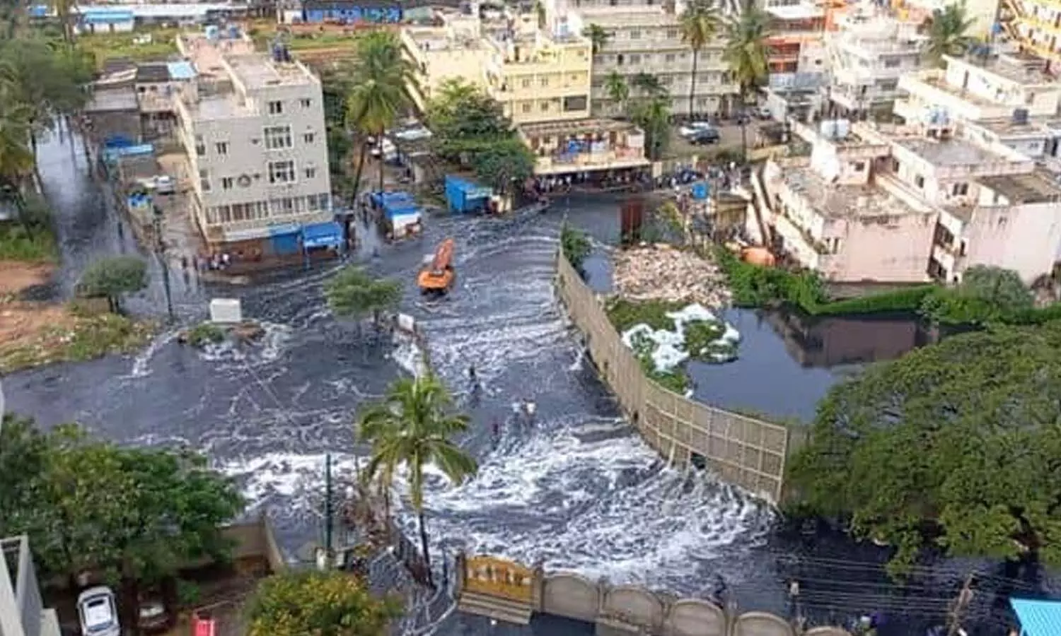 Floods in Bangalore are the result of playing with nature and urbanization