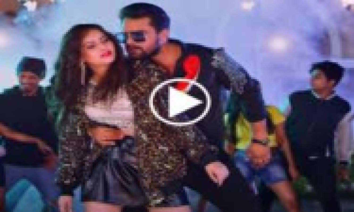 Bhojpuri Video Song: Khesari Lal romances with Ayushi Tiwari in a stylish look, says "What will happen to you?"