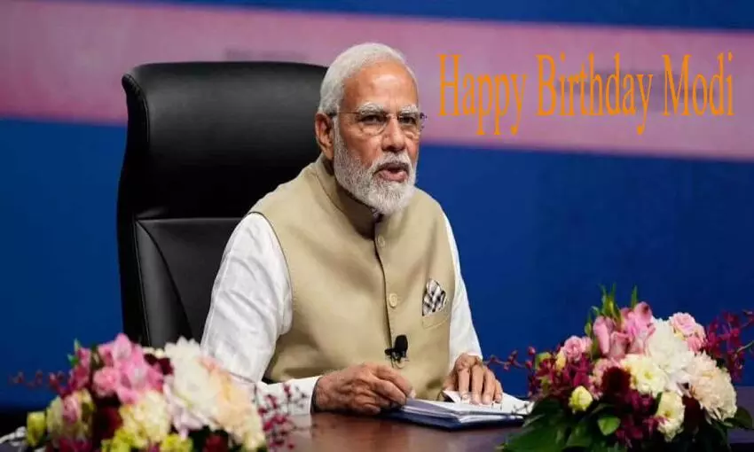 Happy Birthday PM Modi (image social media)