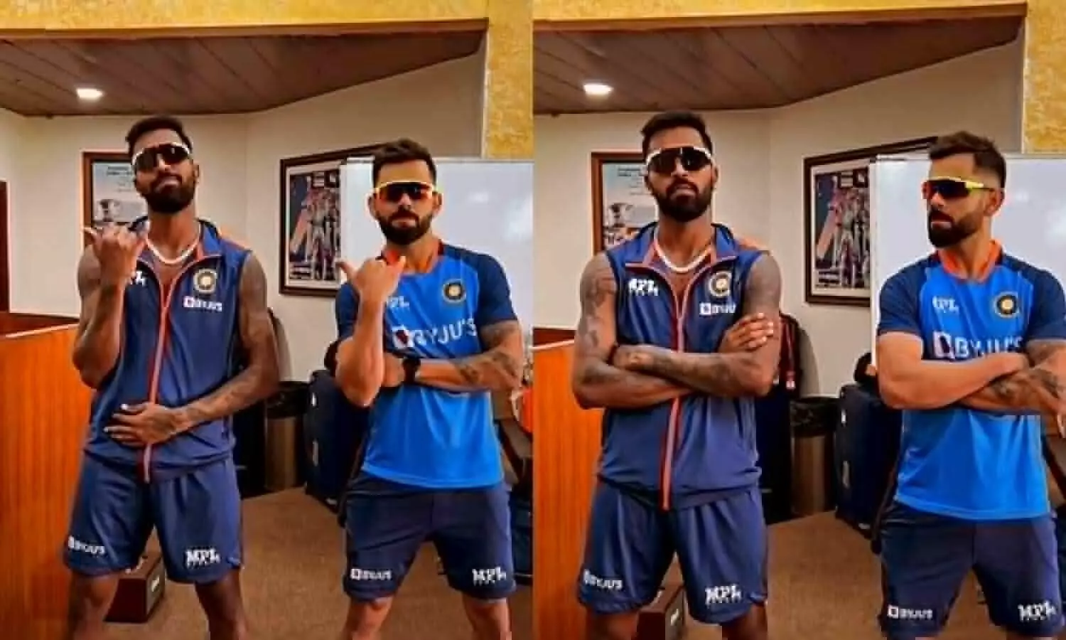 Virat and Hardik Dance Viral Video