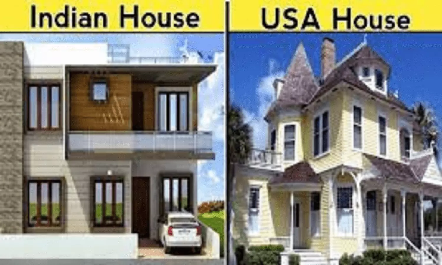 अमेरिका और इंडिया के घर आखिर क्यों होते है अलग,चलिए जानते हैं दोनों के बीच का फर्क