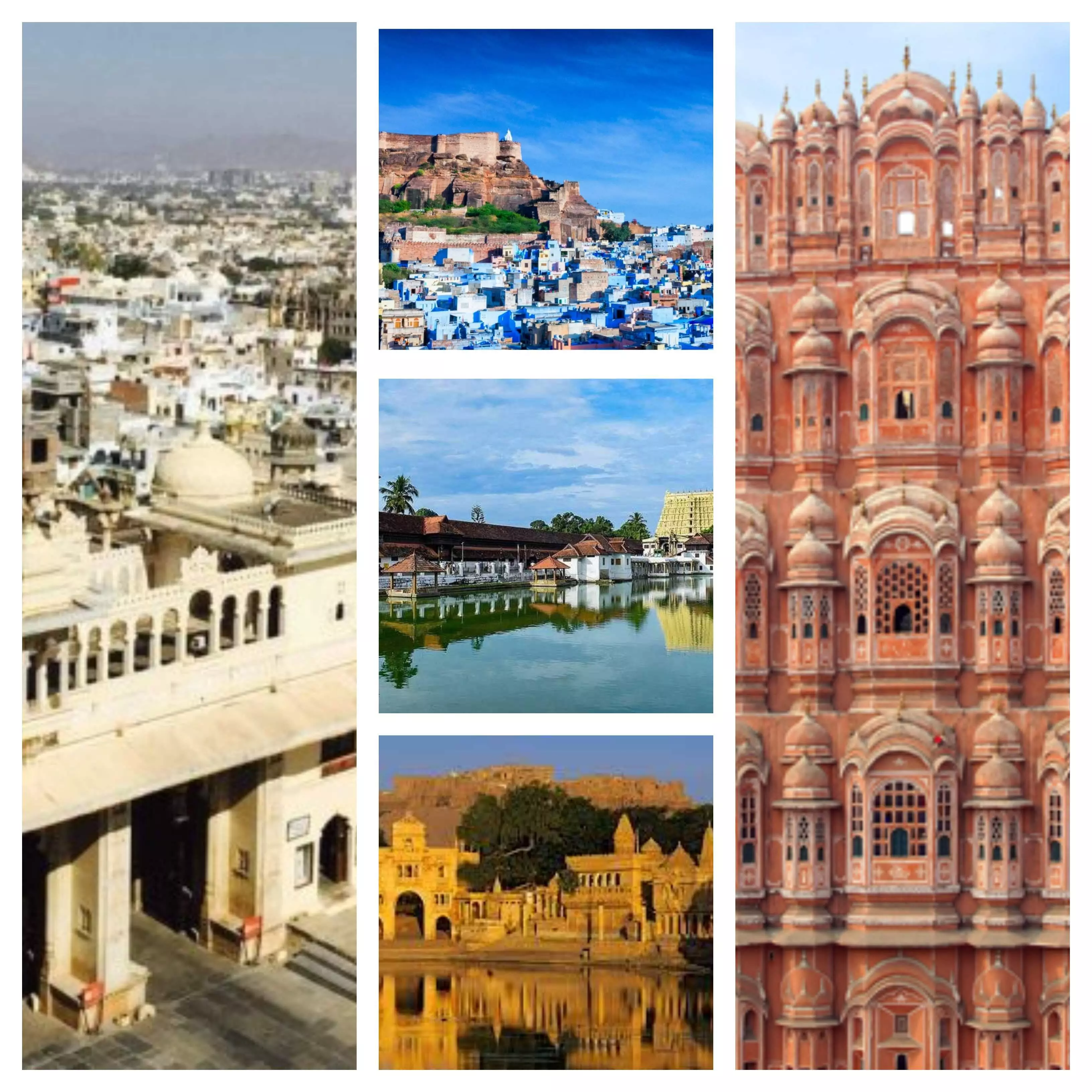 Famous colour-coded Indian cities