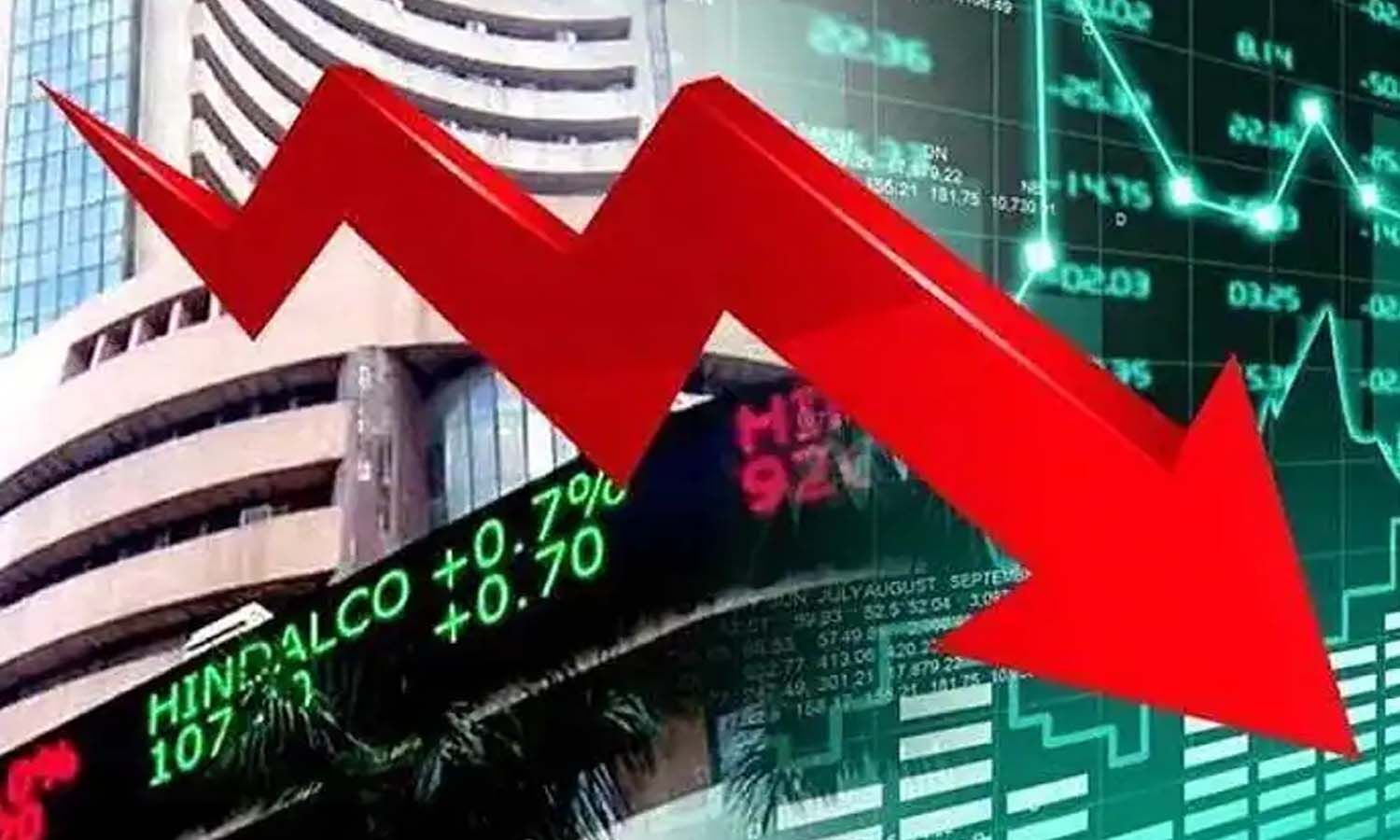 Stock Market Today: Huge fall in the stock market, Sensex fell 1000 points