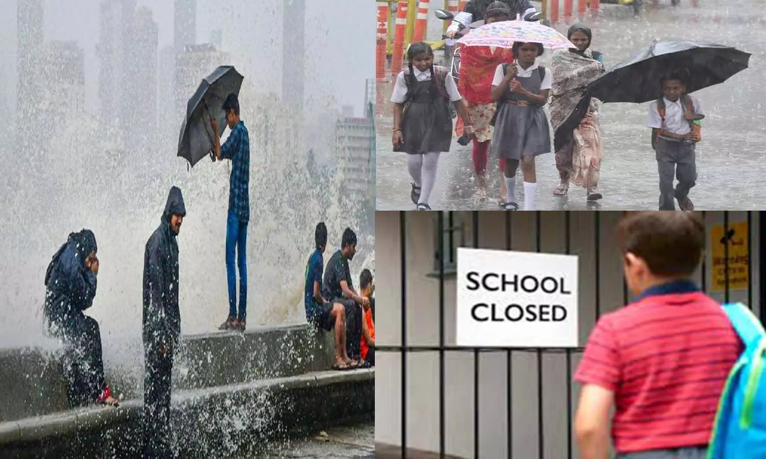 Heavy rain alert in 40 districts of UP, order to keep schools closed