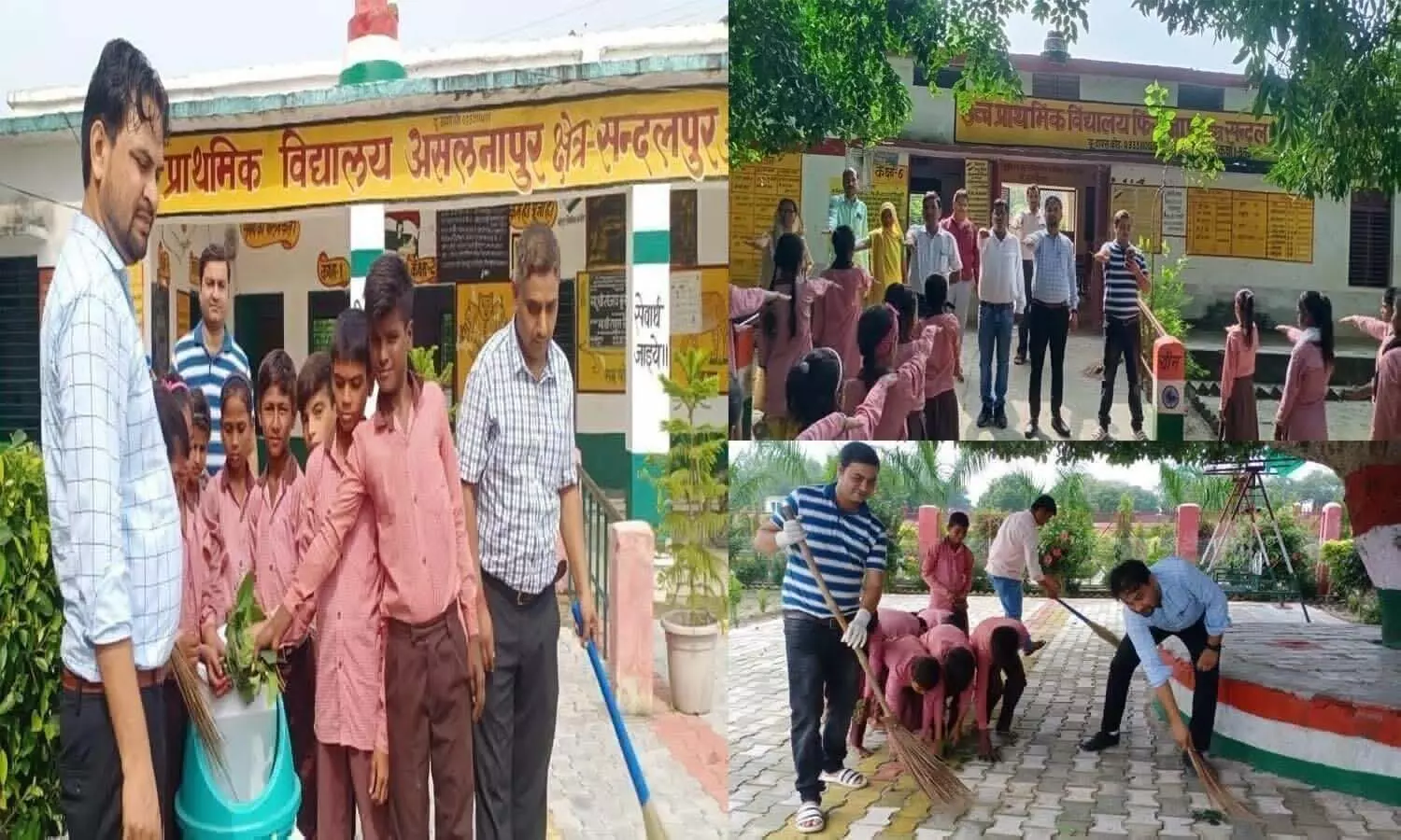 The campaign was launched by the Basic Education Officer, administered the oath