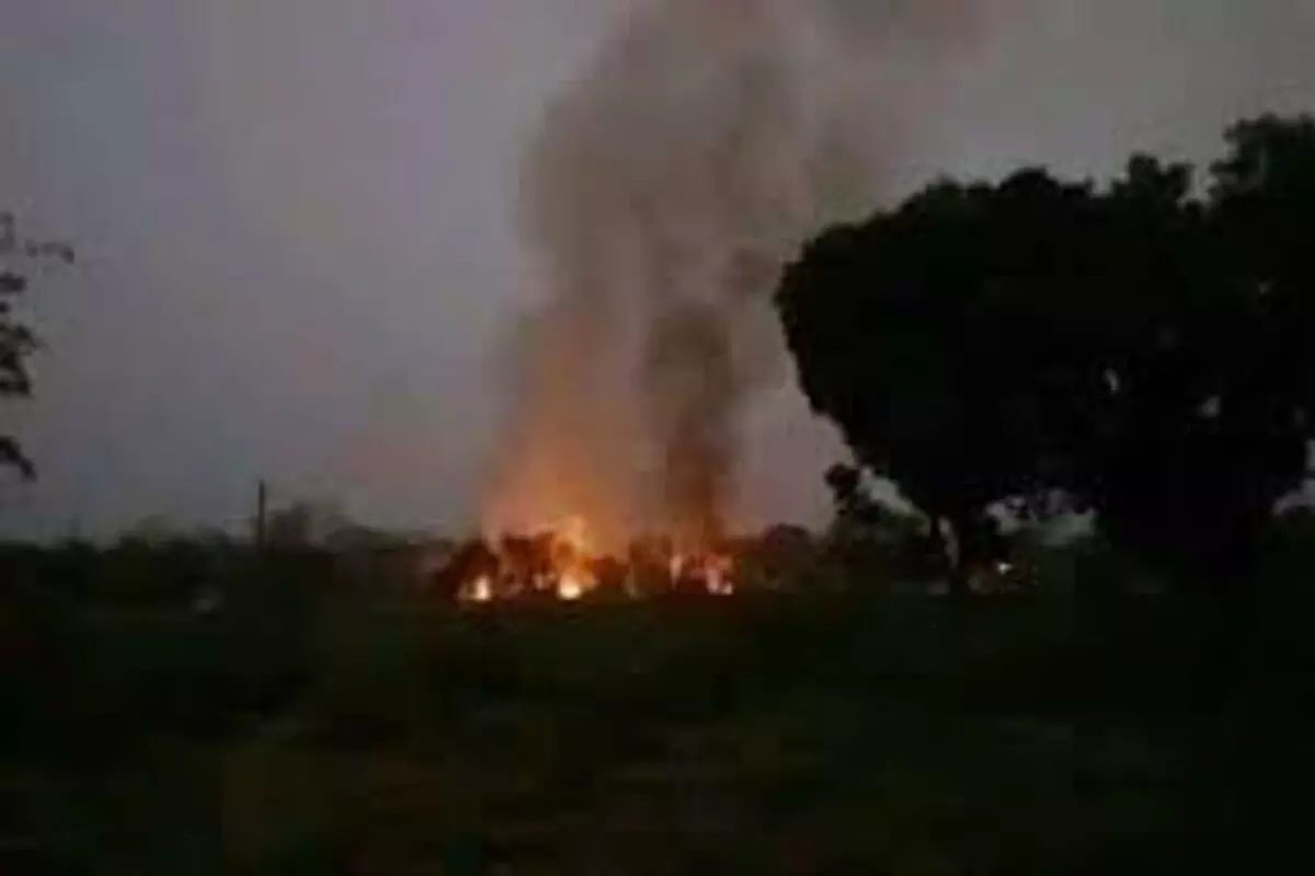 fire in Jabalpur ordnance factory khamaria