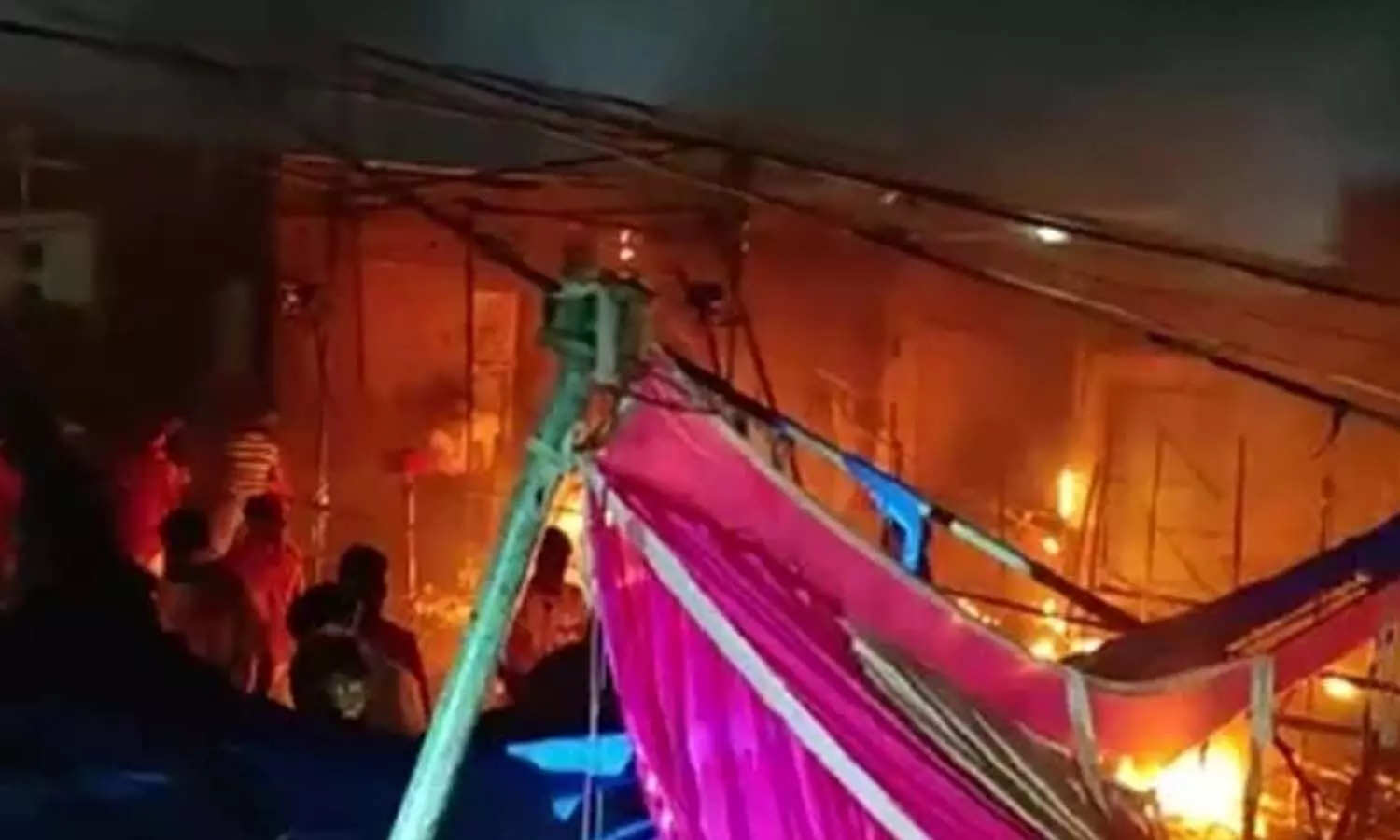 Bhadohi: Fire breaks out in Durga Puja pandal, 3 killed including 2 children